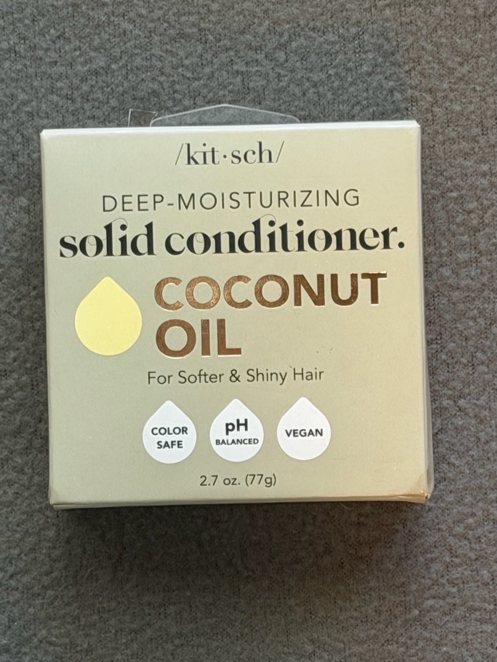Kitsch Coconut Oil Solid Conditioner Bar - 2.7 oz